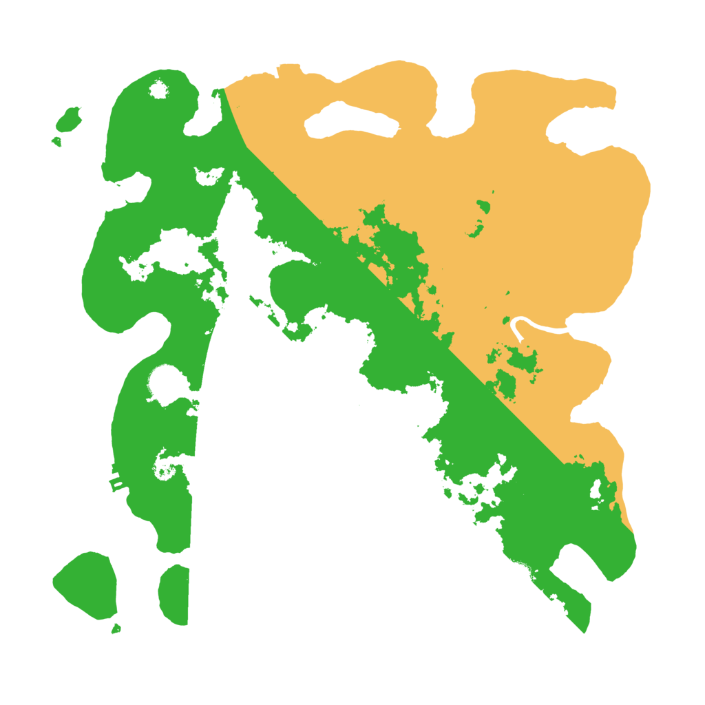 Biome Rust Map: Procedural Map, Size: 3500, Seed: 8044966