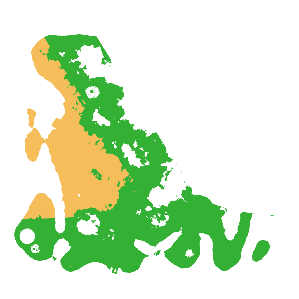 Biome Rust Map: Procedural Map, Size: 3450, Seed: 991664