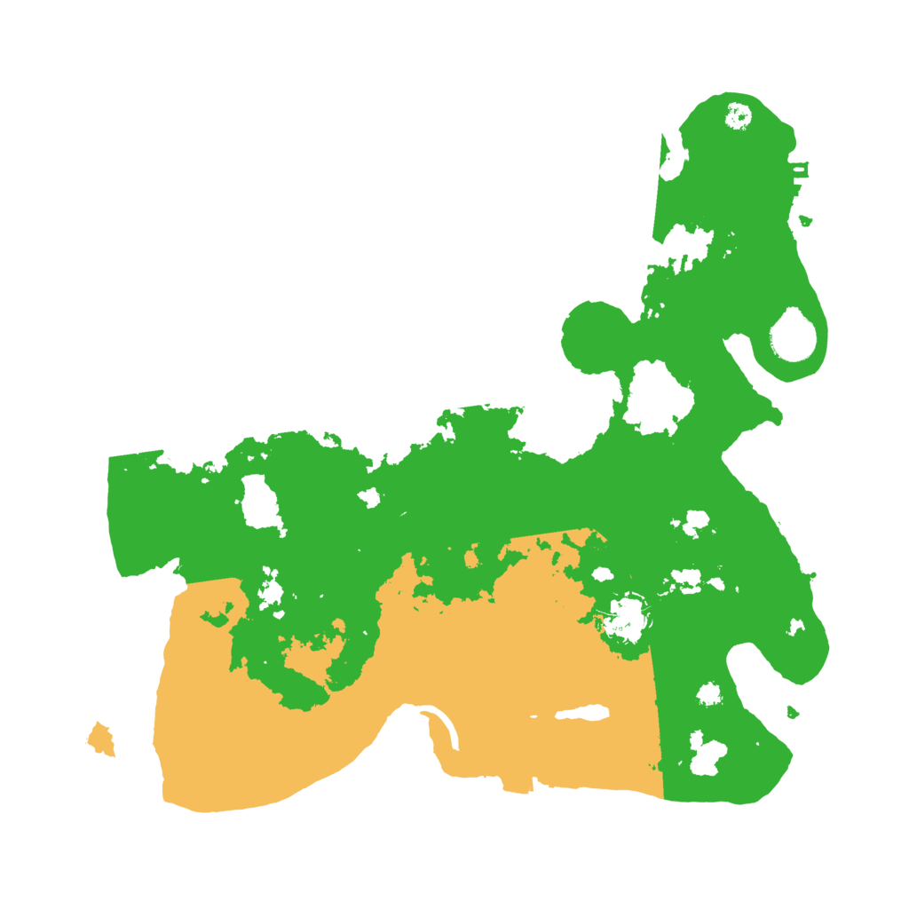 Biome Rust Map: Procedural Map, Size: 3500, Seed: 2139113904