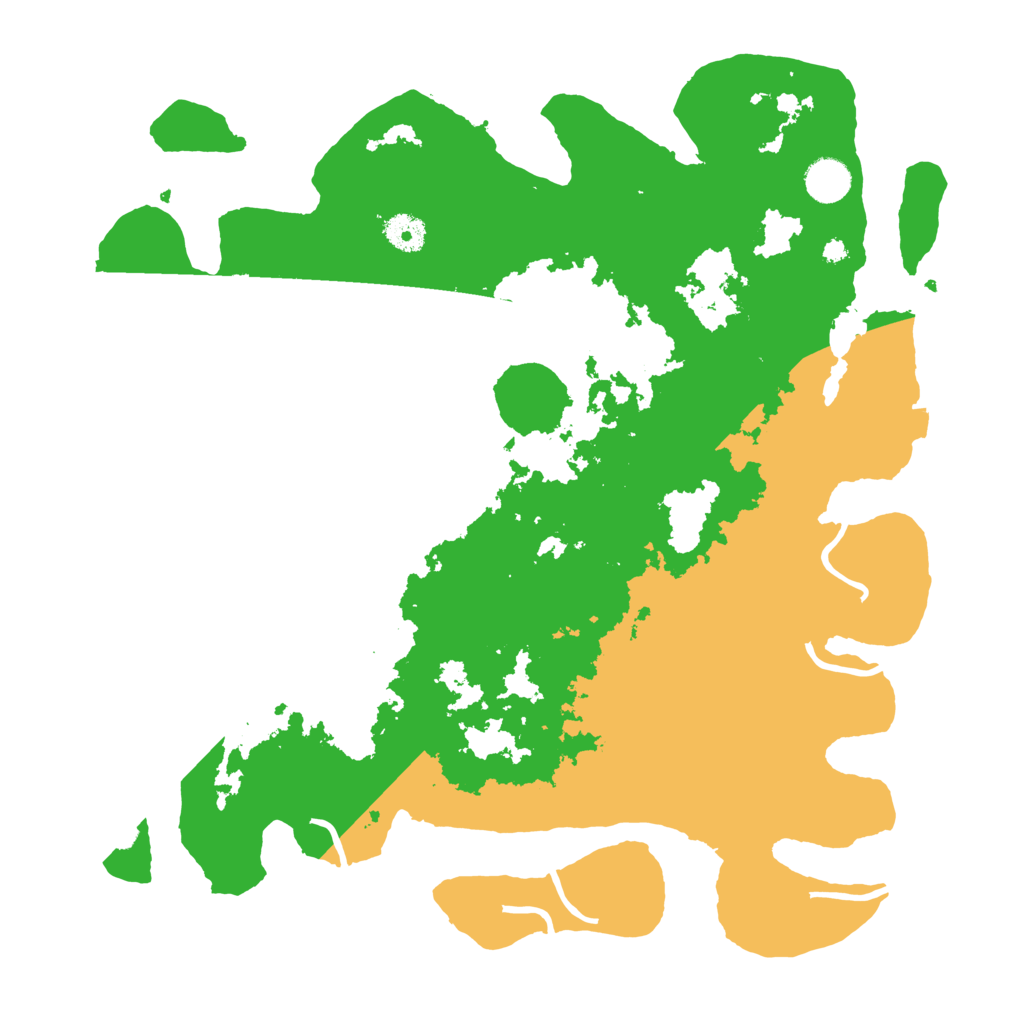 Biome Rust Map: Procedural Map, Size: 4000, Seed: 732024