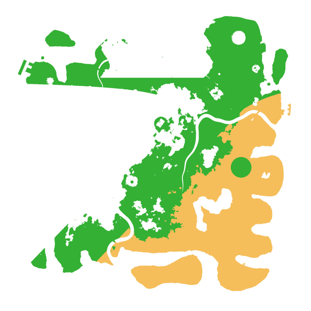 Biome Rust Map: Procedural Map, Size: 4000, Seed: 732024