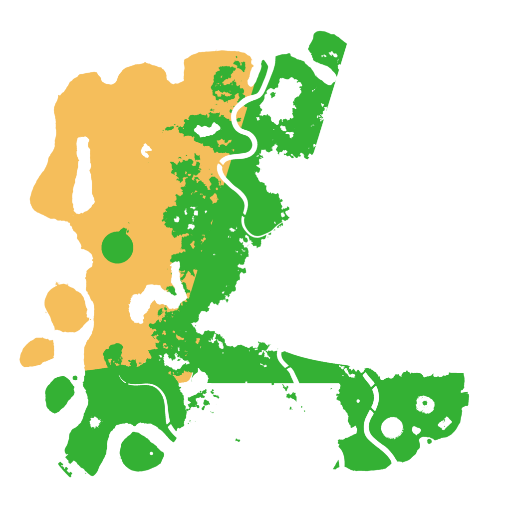 Biome Rust Map: Procedural Map, Size: 4250, Seed: 42457