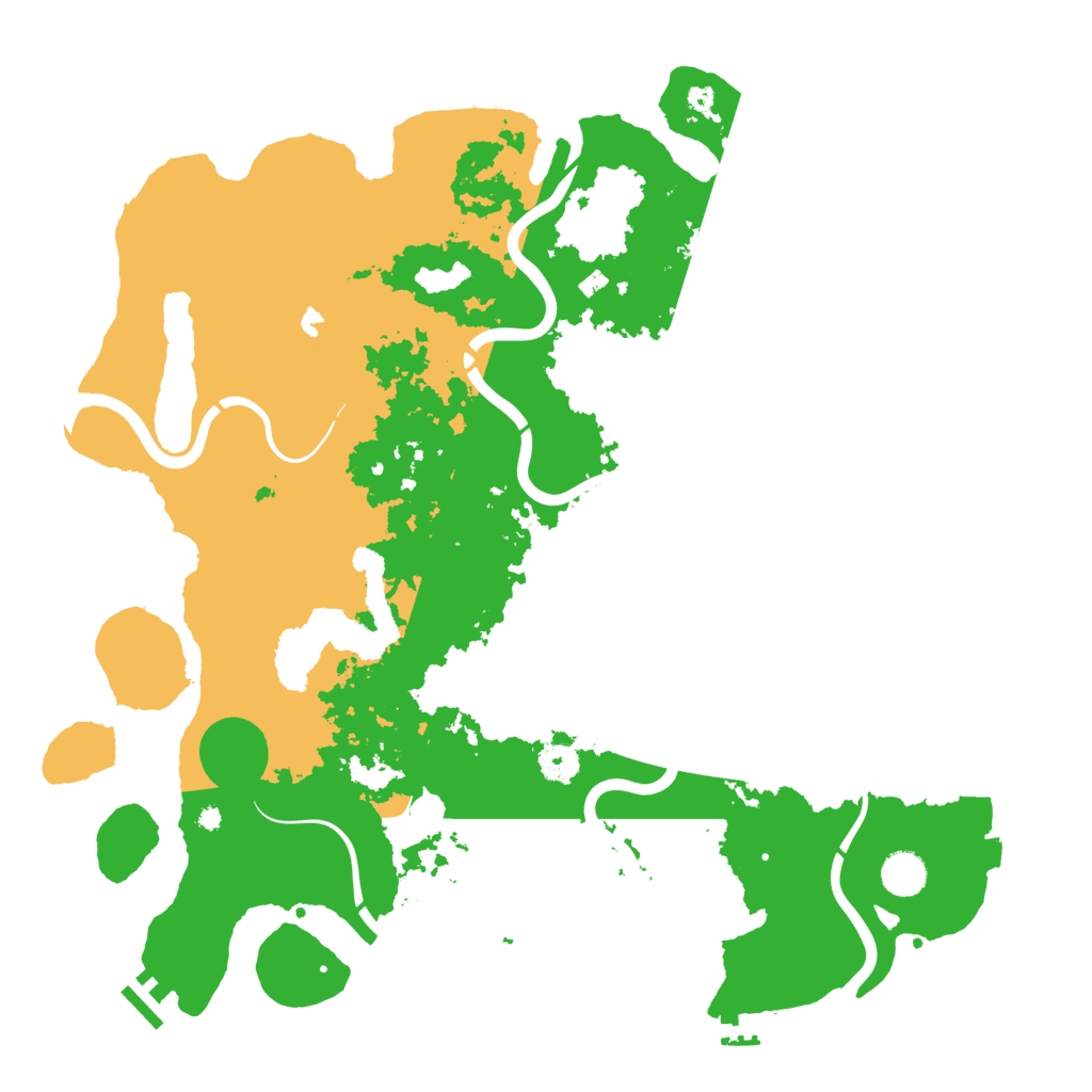 Biome Rust Map: Procedural Map, Size: 4250, Seed: 42457