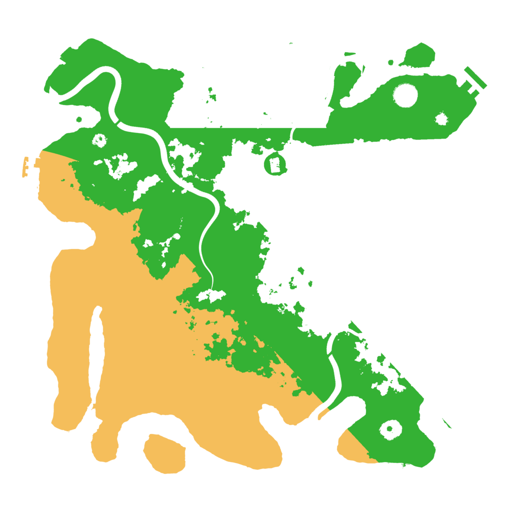 Biome Rust Map: Procedural Map, Size: 3750, Seed: 60761202