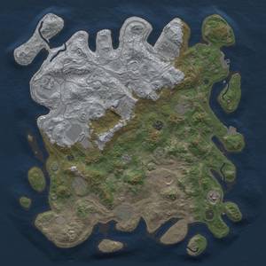 Thumbnail Rust Map: Procedural Map, Size: 4250, Seed: 620256737, 18 Monuments