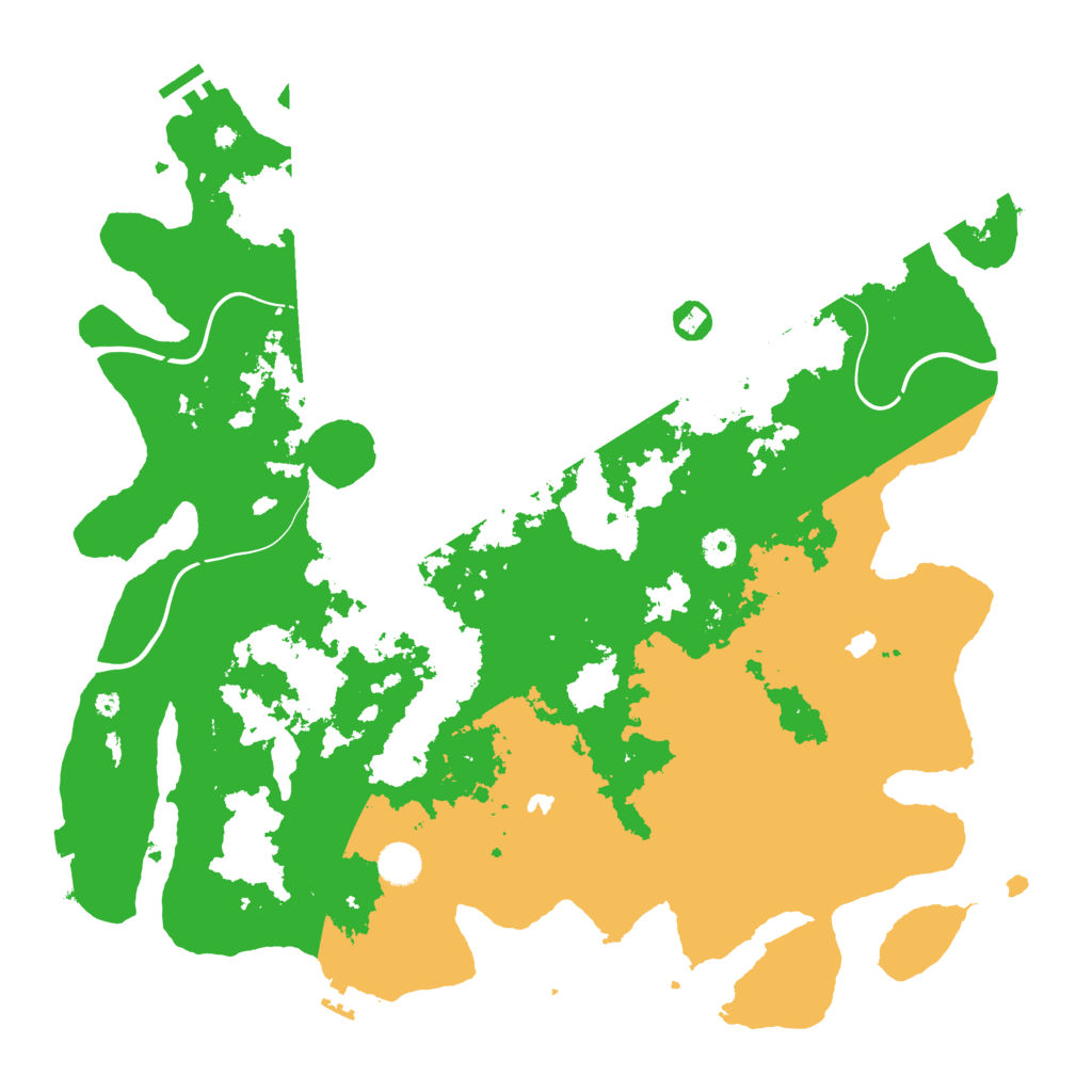 Biome Rust Map: Procedural Map, Size: 4500, Seed: 1287965308