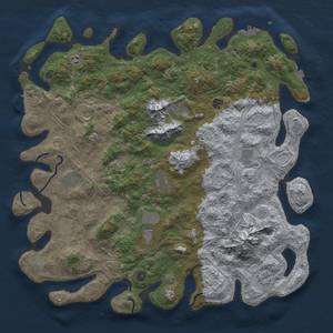 Thumbnail Rust Map: Procedural Map, Size: 5000, Seed: 578327438, 19 Monuments