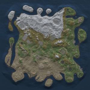 Thumbnail Rust Map: Procedural Map, Size: 4250, Seed: 626436526, 19 Monuments