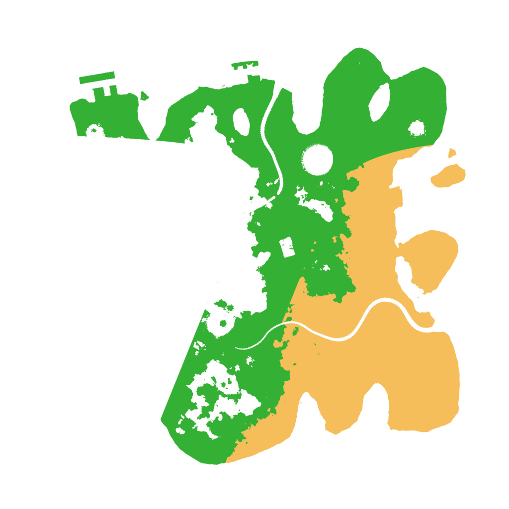 Biome Rust Map: Procedural Map, Size: 2900, Seed: 12345