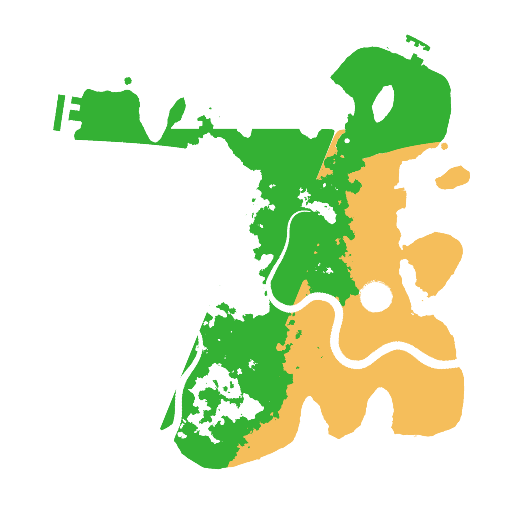 Biome Rust Map: Procedural Map, Size: 2900, Seed: 12345