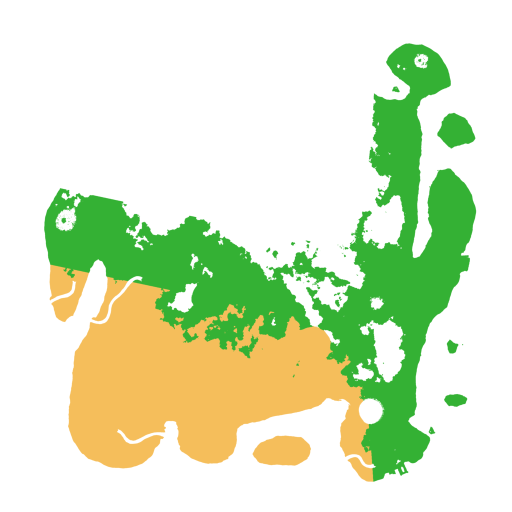 Biome Rust Map: Procedural Map, Size: 3750, Seed: 5535666
