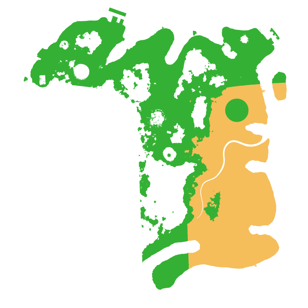 Biome Rust Map: Procedural Map, Size: 3500, Seed: 1453053477