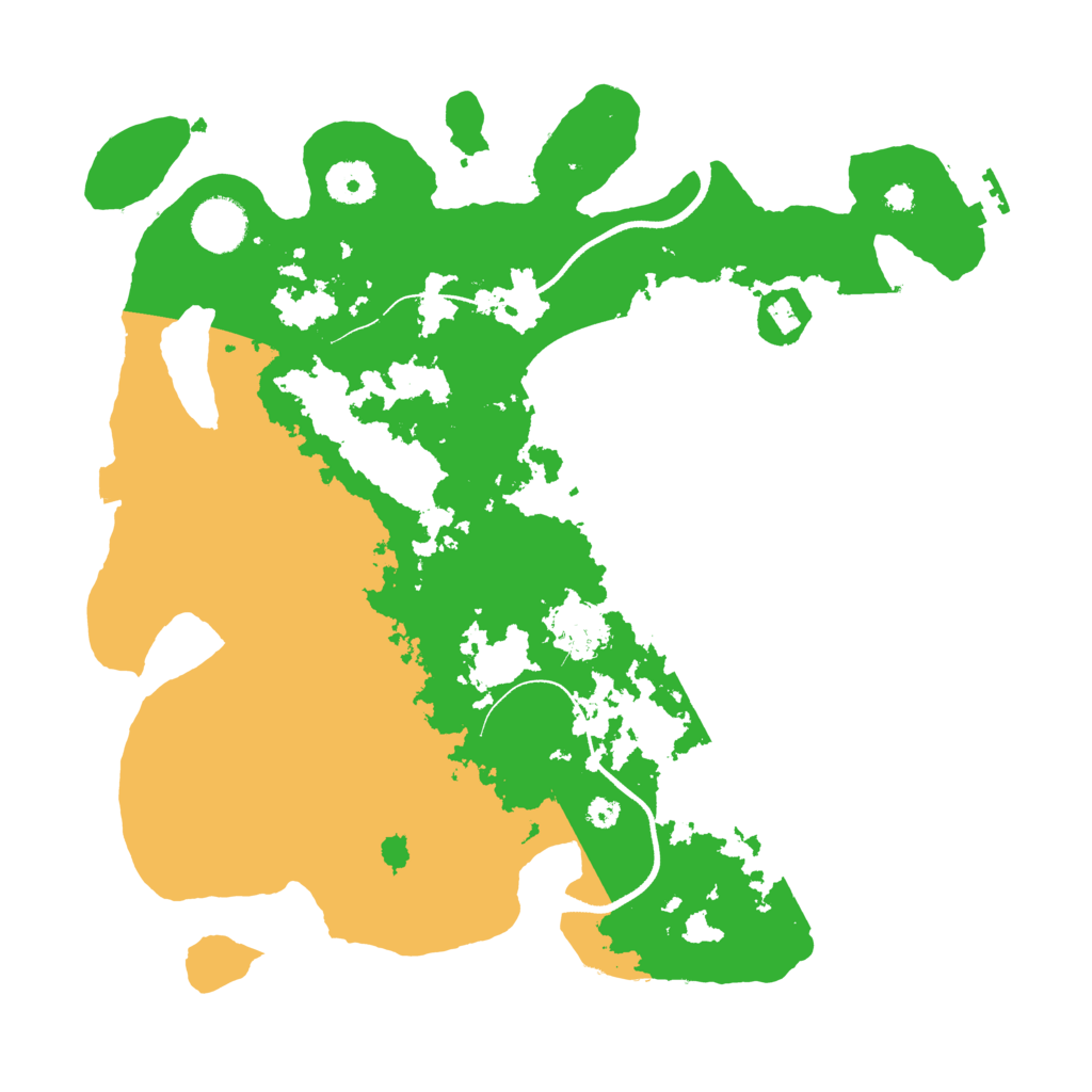 Biome Rust Map: Procedural Map, Size: 3500, Seed: 1384898251