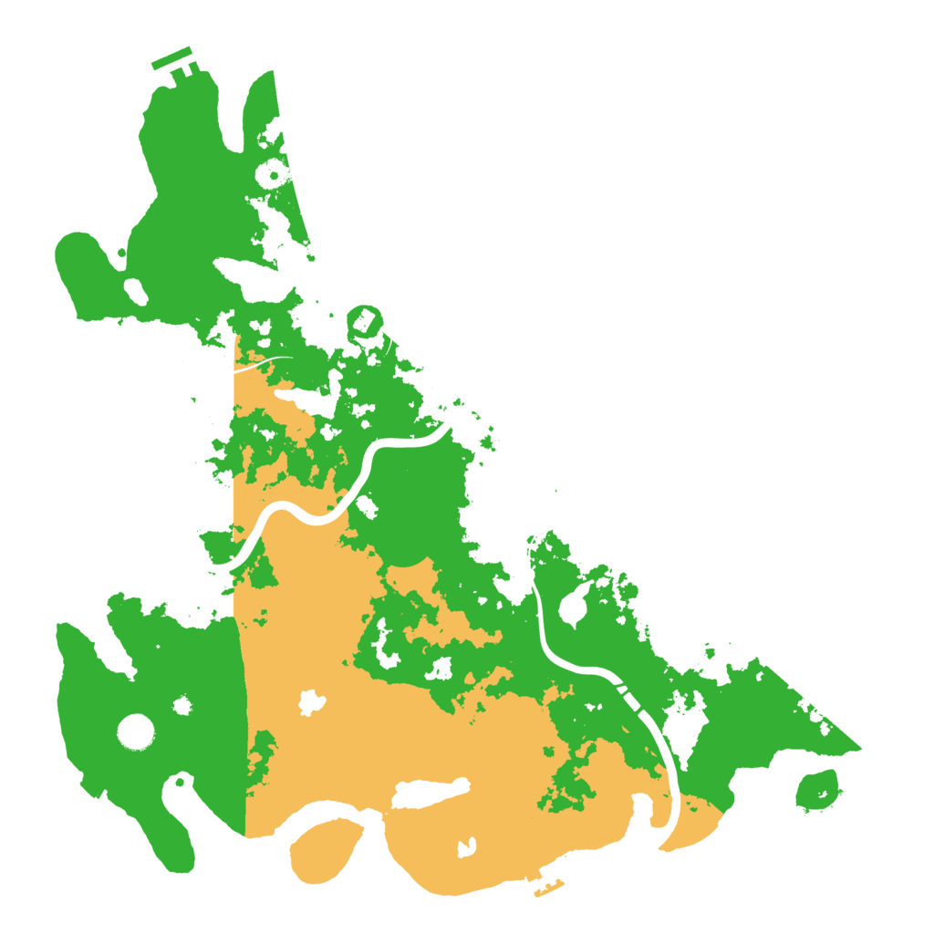 Biome Rust Map: Procedural Map, Size: 4500, Seed: 881902157