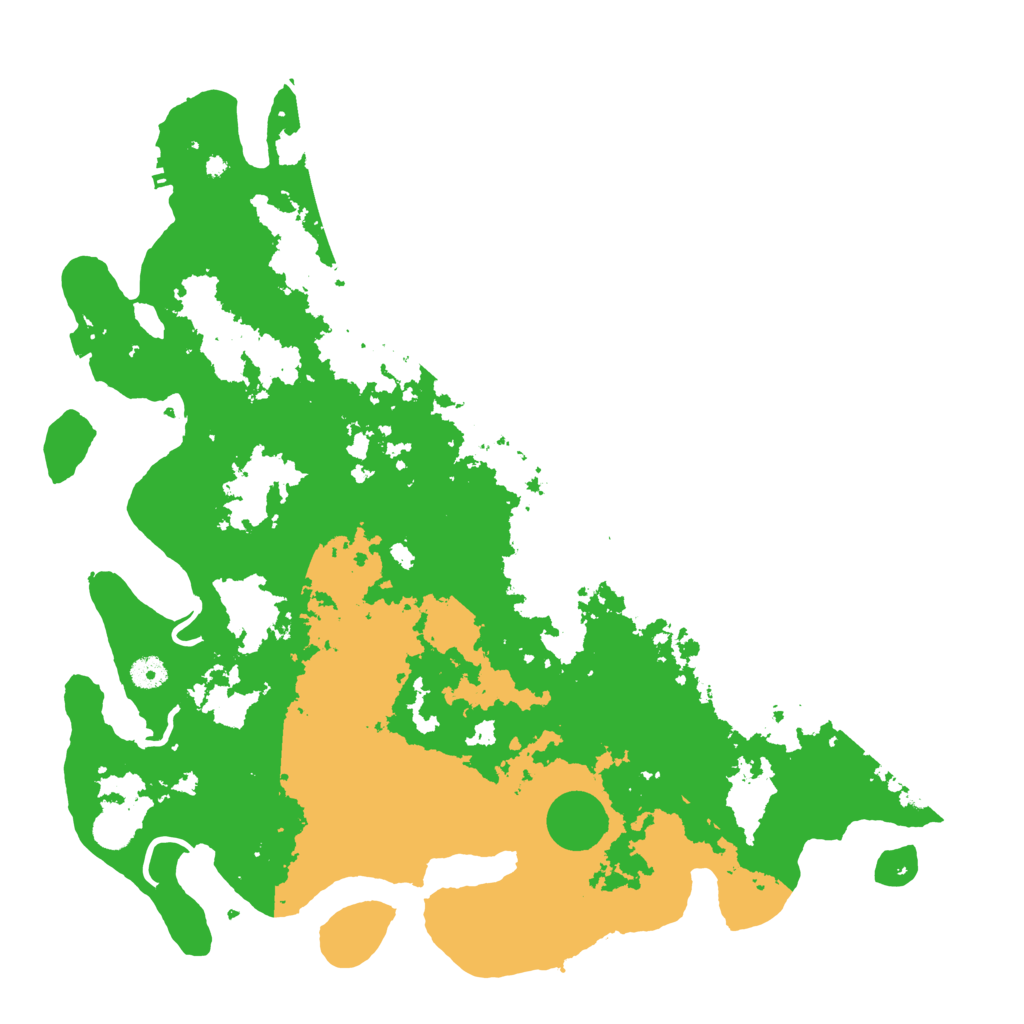 Biome Rust Map: Procedural Map, Size: 4500, Seed: 881902157