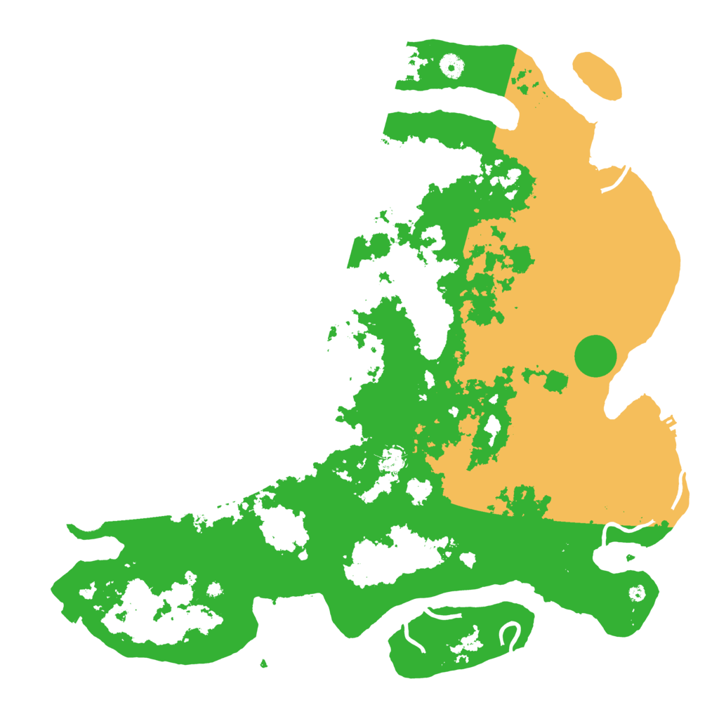 Biome Rust Map: Procedural Map, Size: 4500, Seed: 564782