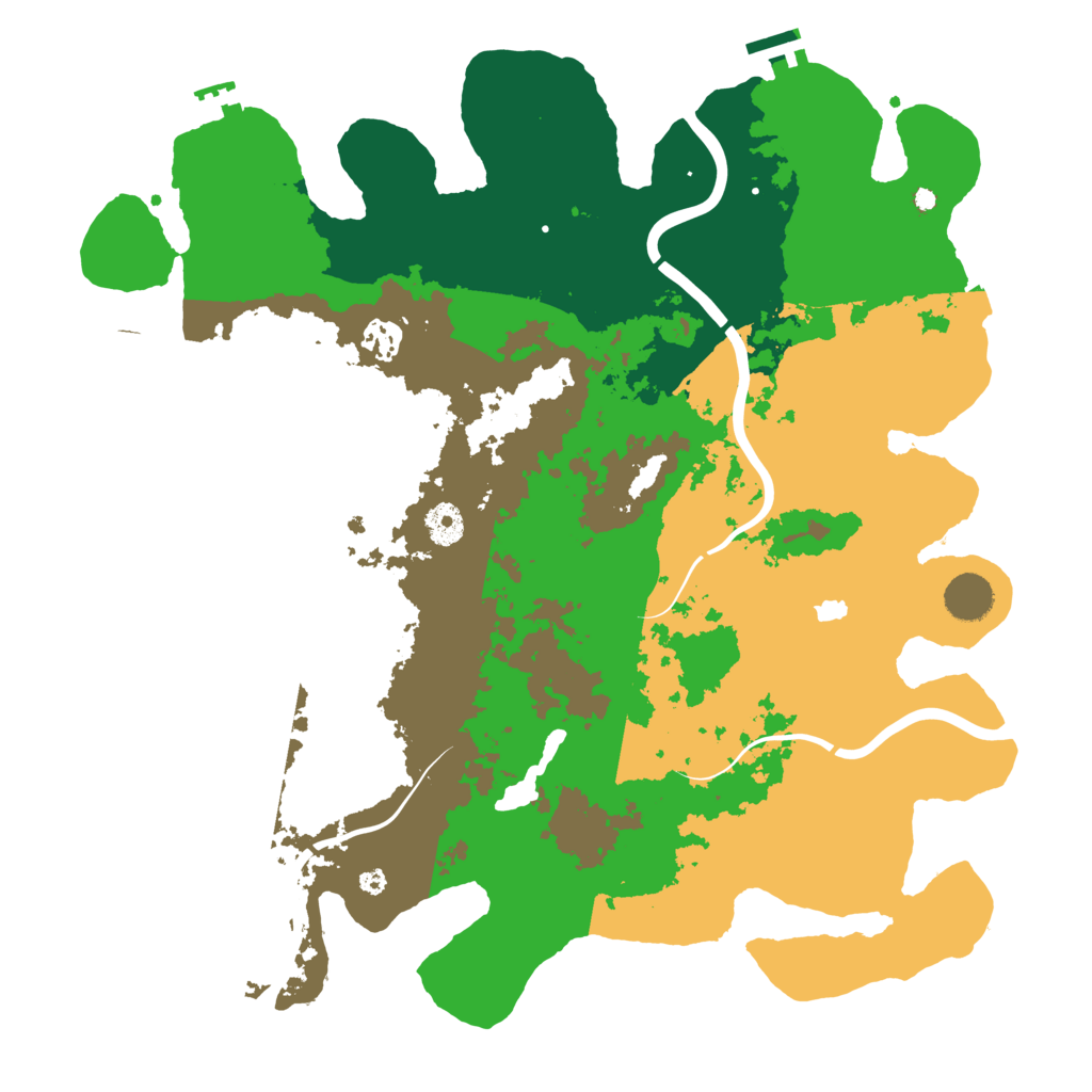 Biome Rust Map: Procedural Map, Size: 4000, Seed: 469314920