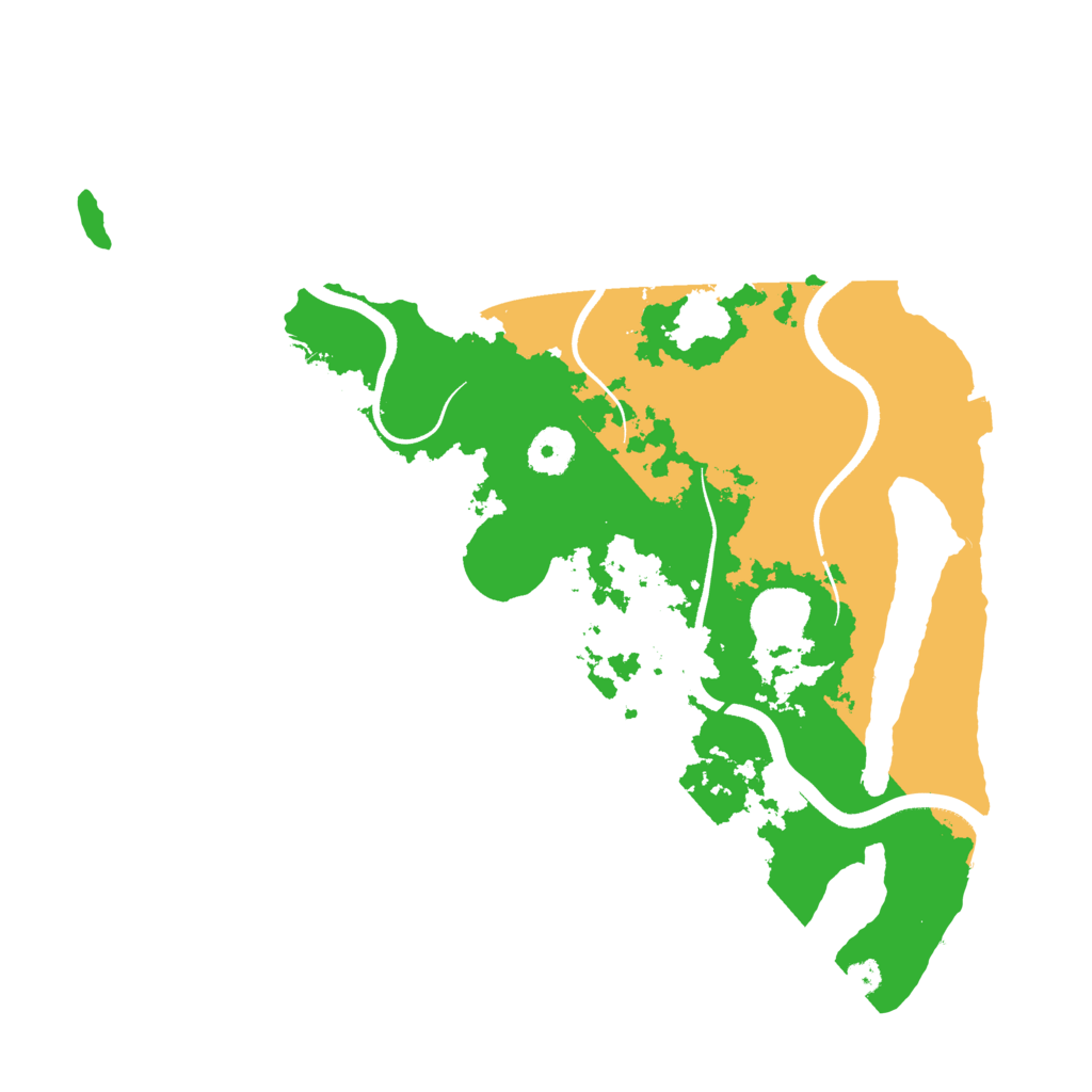 Biome Rust Map: Procedural Map, Size: 3500, Seed: 1404674510