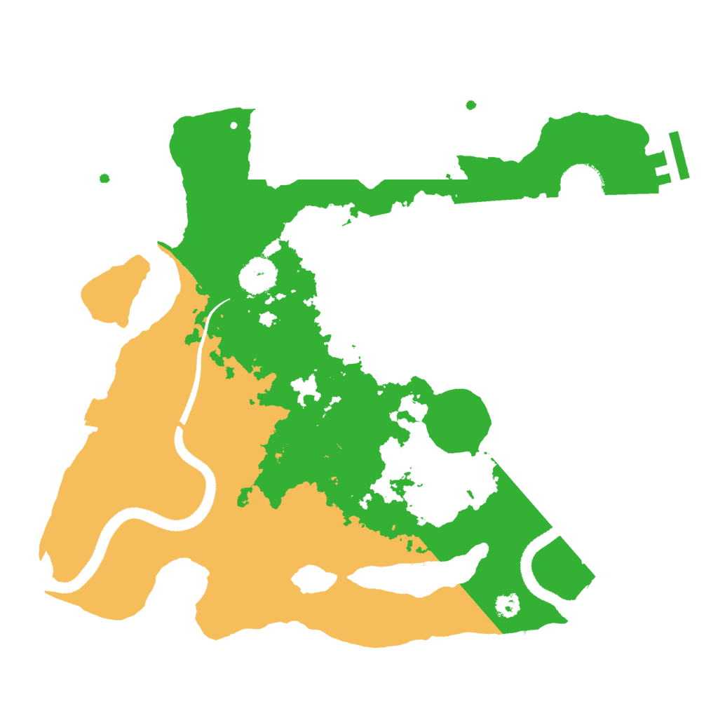 Biome Rust Map: Procedural Map, Size: 3000, Seed: 238170096