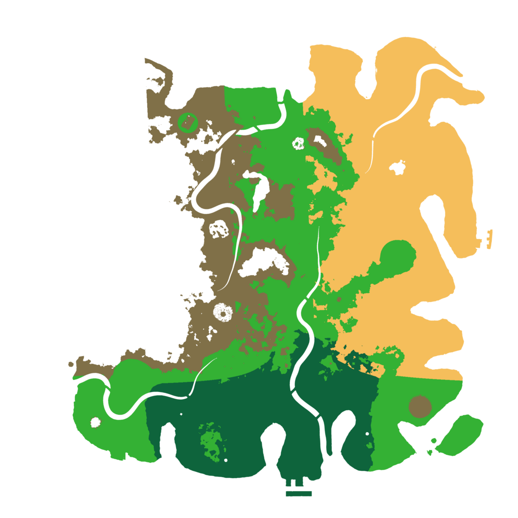 Biome Rust Map: Procedural Map, Size: 4050, Seed: 928729598