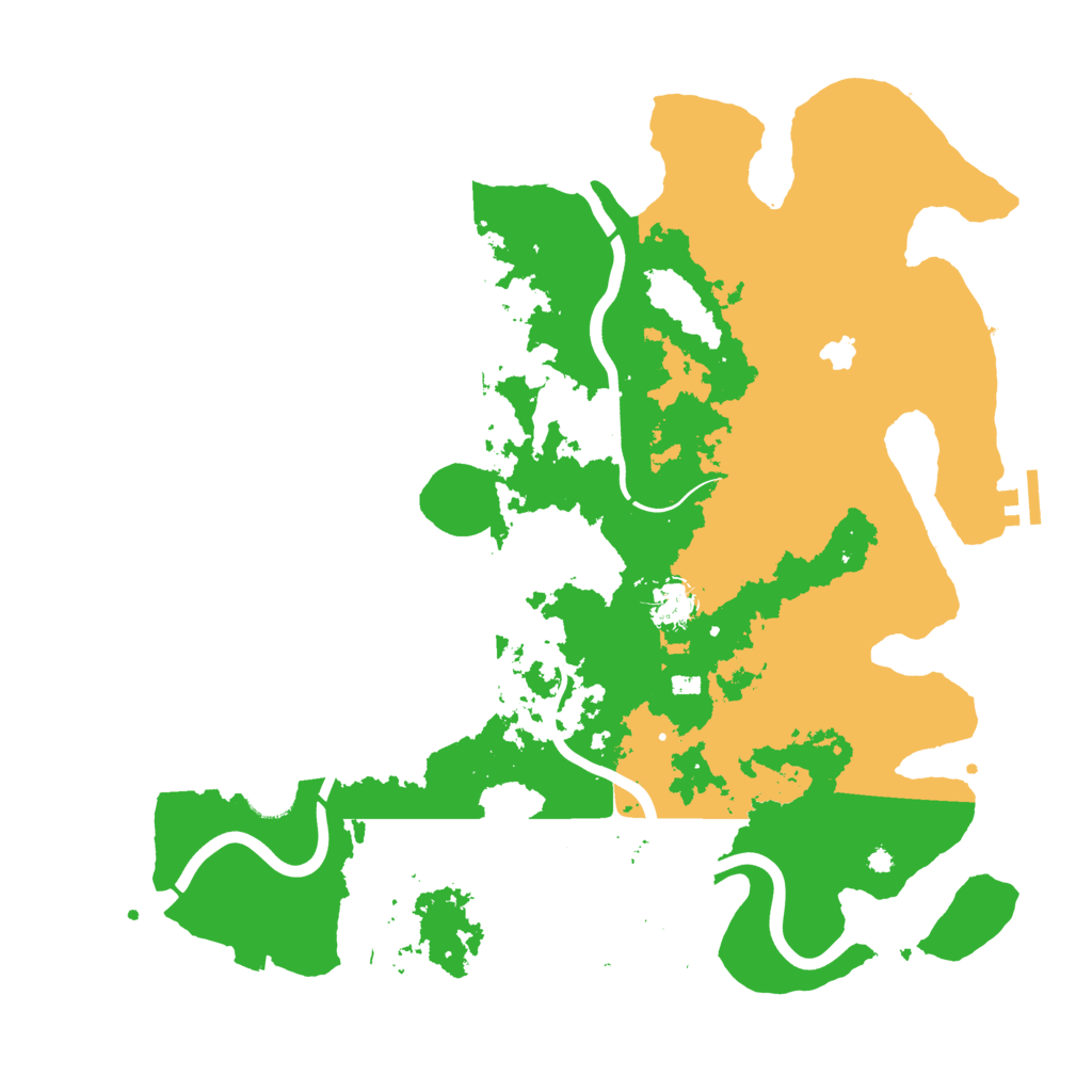 Biome Rust Map: Procedural Map, Size: 4050, Seed: 928729598