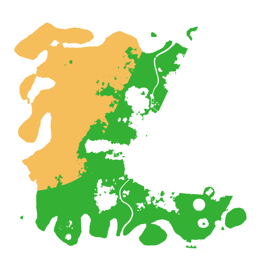 Biome Rust Map: Procedural Map, Size: 3900, Seed: 863072