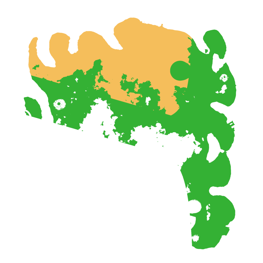 Biome Rust Map: Procedural Map, Size: 3500, Seed: 329301244