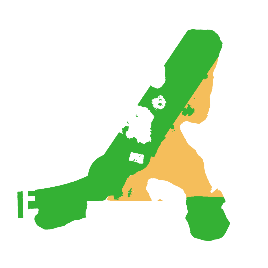 Biome Rust Map: Procedural Map, Size: 2000, Seed: 1408678832
