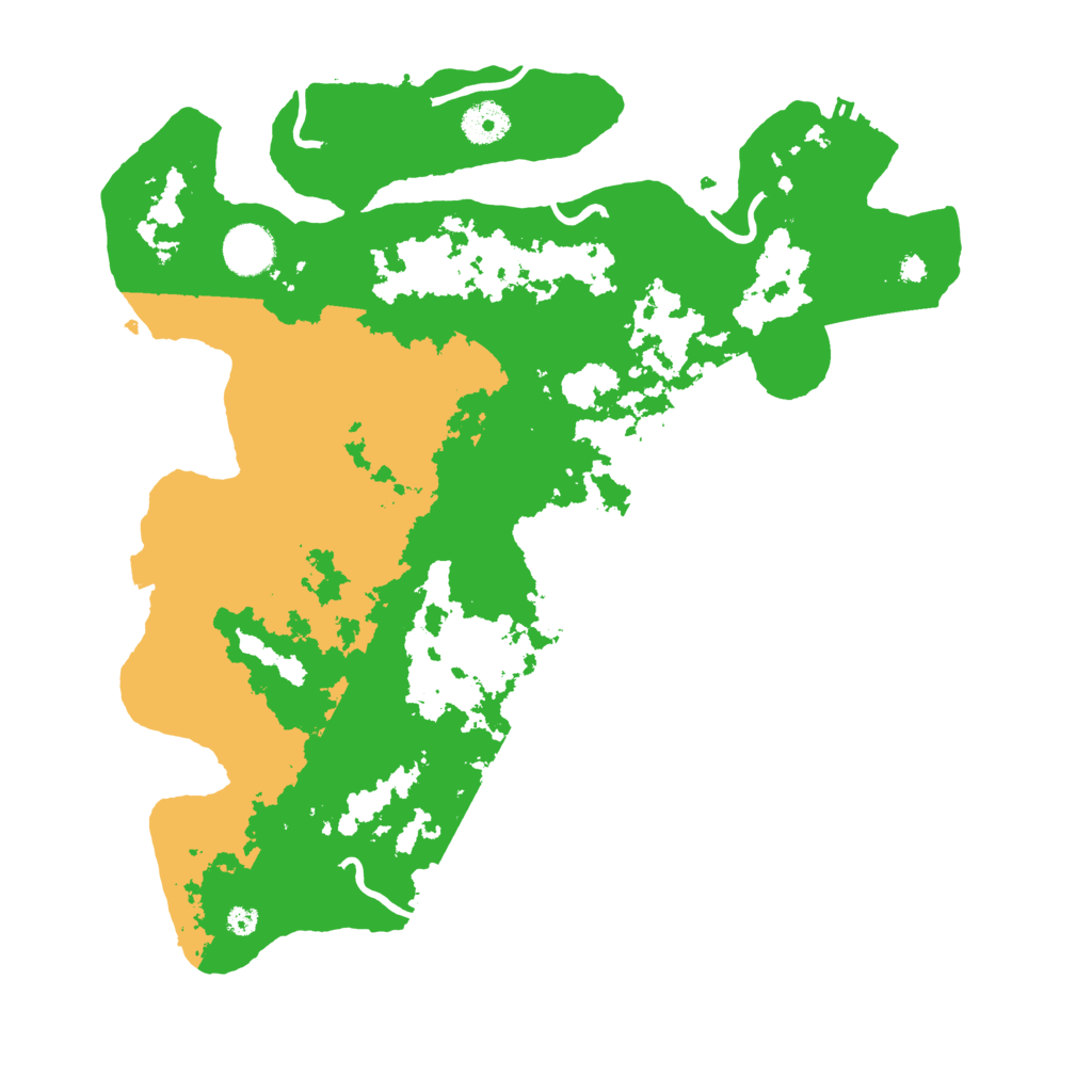 Biome Rust Map: Procedural Map, Size: 3700, Seed: 1088891646