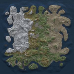 Thumbnail Rust Map: Procedural Map, Size: 4250, Seed: 863627042, 19 Monuments