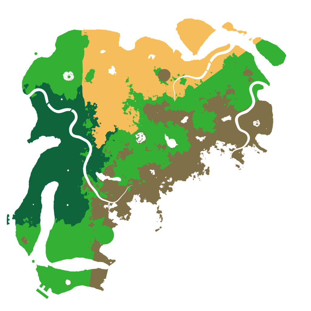 Biome Rust Map: Procedural Map, Size: 4500, Seed: 774921488