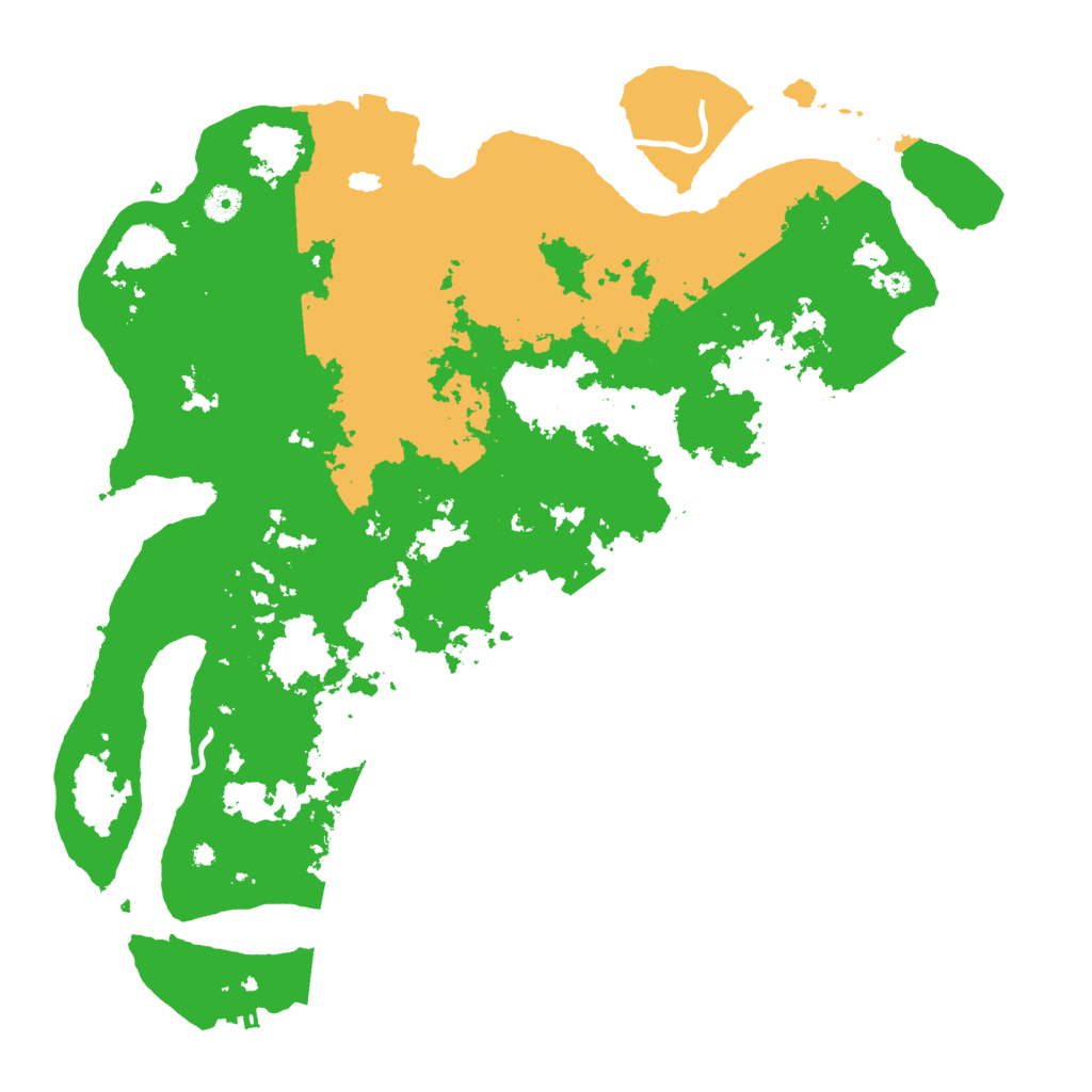 Biome Rust Map: Procedural Map, Size: 4500, Seed: 774921488