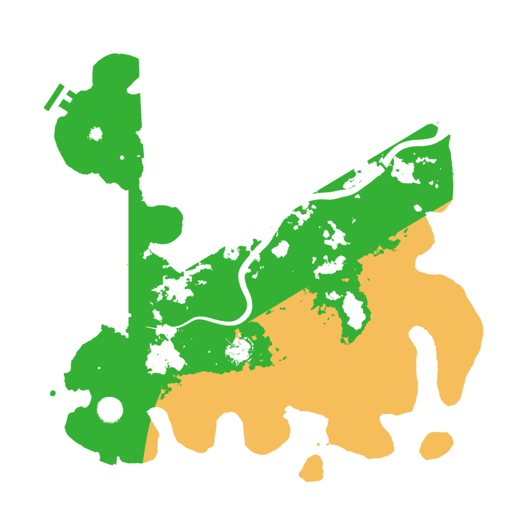 Biome Rust Map: Procedural Map, Size: 3500, Seed: 1949837163