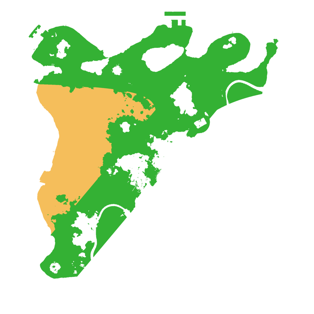 Biome Rust Map: Procedural Map, Size: 3000, Seed: 1333339965
