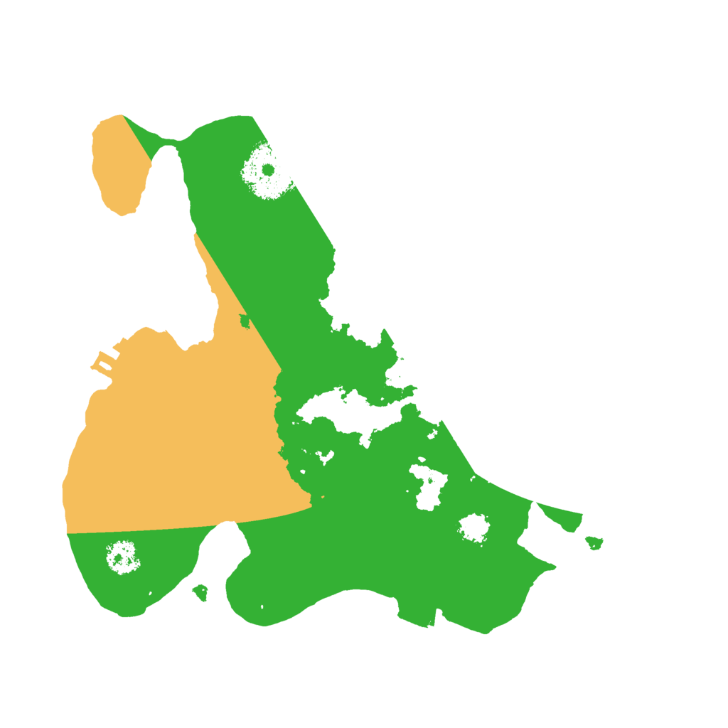 Biome Rust Map: Procedural Map, Size: 2250, Seed: 991664