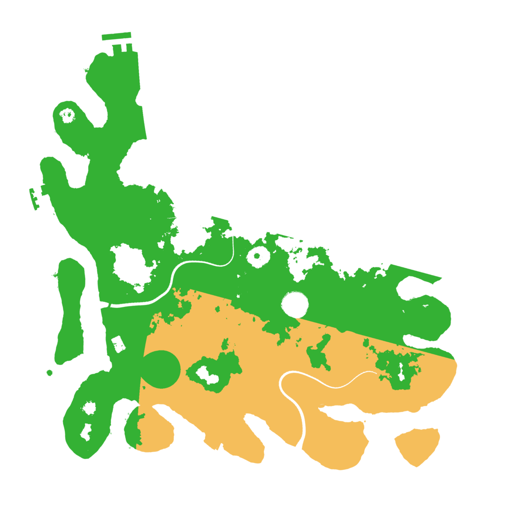 Biome Rust Map: Procedural Map, Size: 3500, Seed: 1387809925