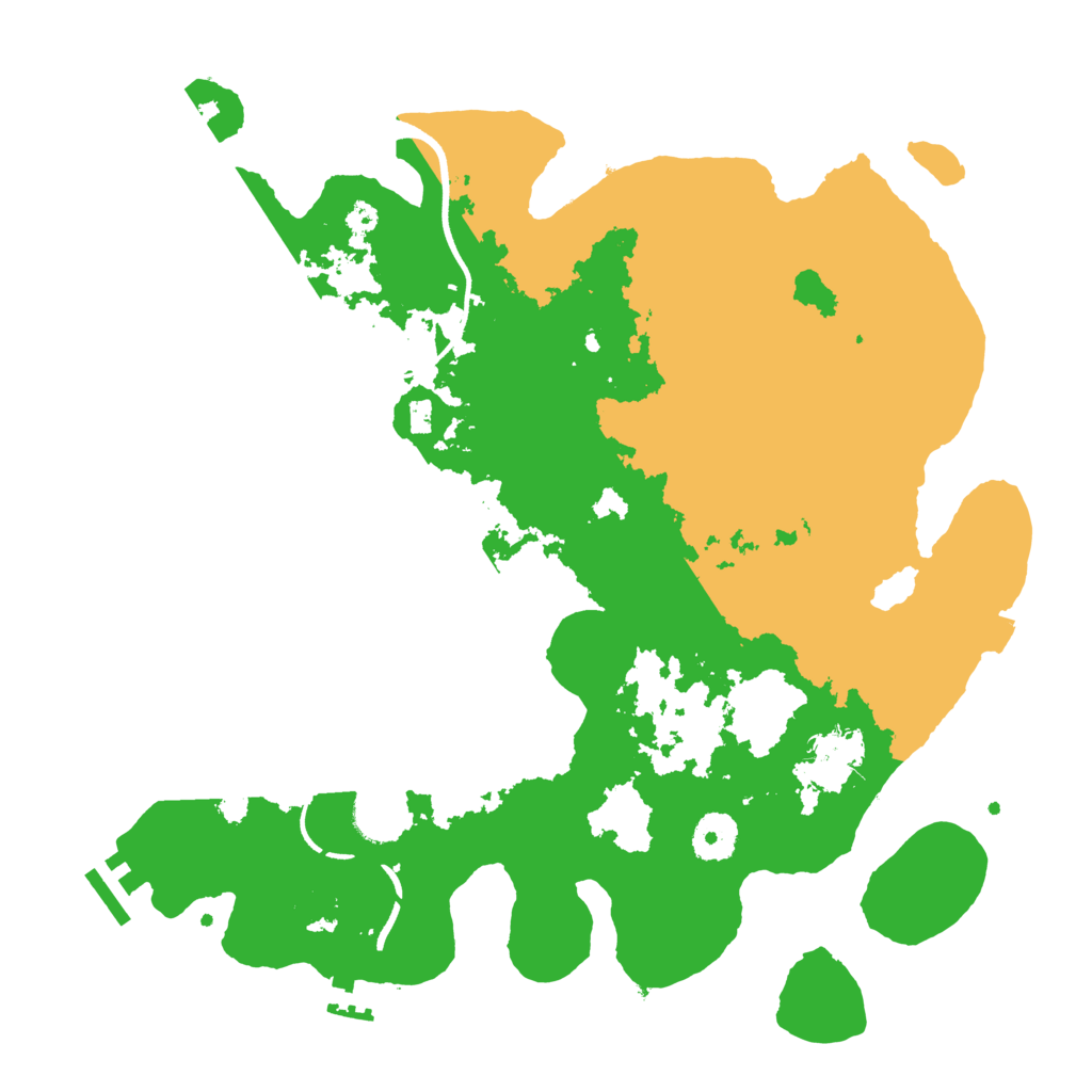 Biome Rust Map: Procedural Map, Size: 3500, Seed: 191677190
