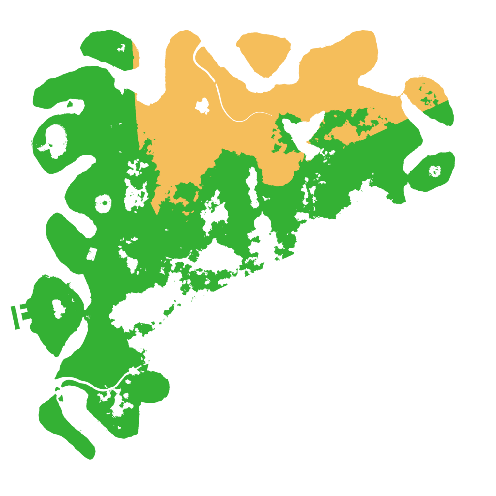 Biome Rust Map: Procedural Map, Size: 4200, Seed: 14309329