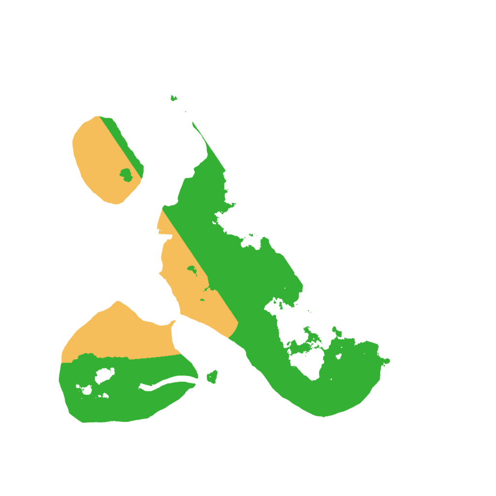 Biome Rust Map: Procedural Map, Size: 2000, Seed: 490047579