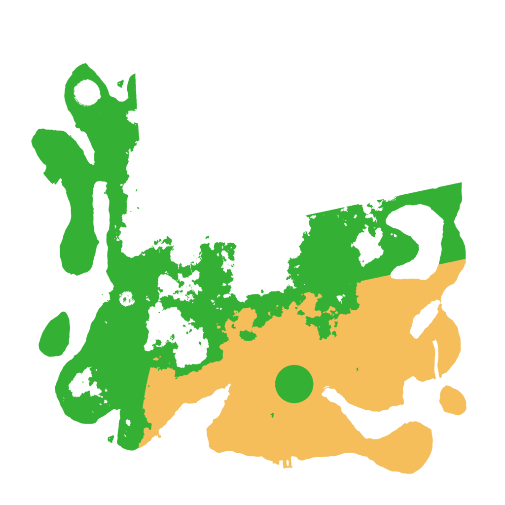 Biome Rust Map: Procedural Map, Size: 3500, Seed: 4124