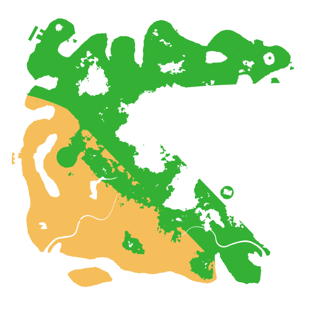 Biome Rust Map: Procedural Map, Size: 4000, Seed: 390872366