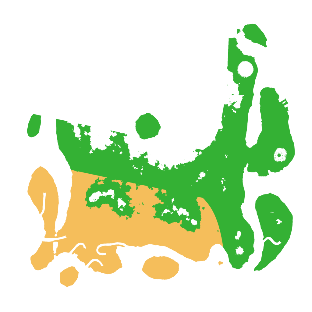 Biome Rust Map: Procedural Map, Size: 3500, Seed: 2043164905