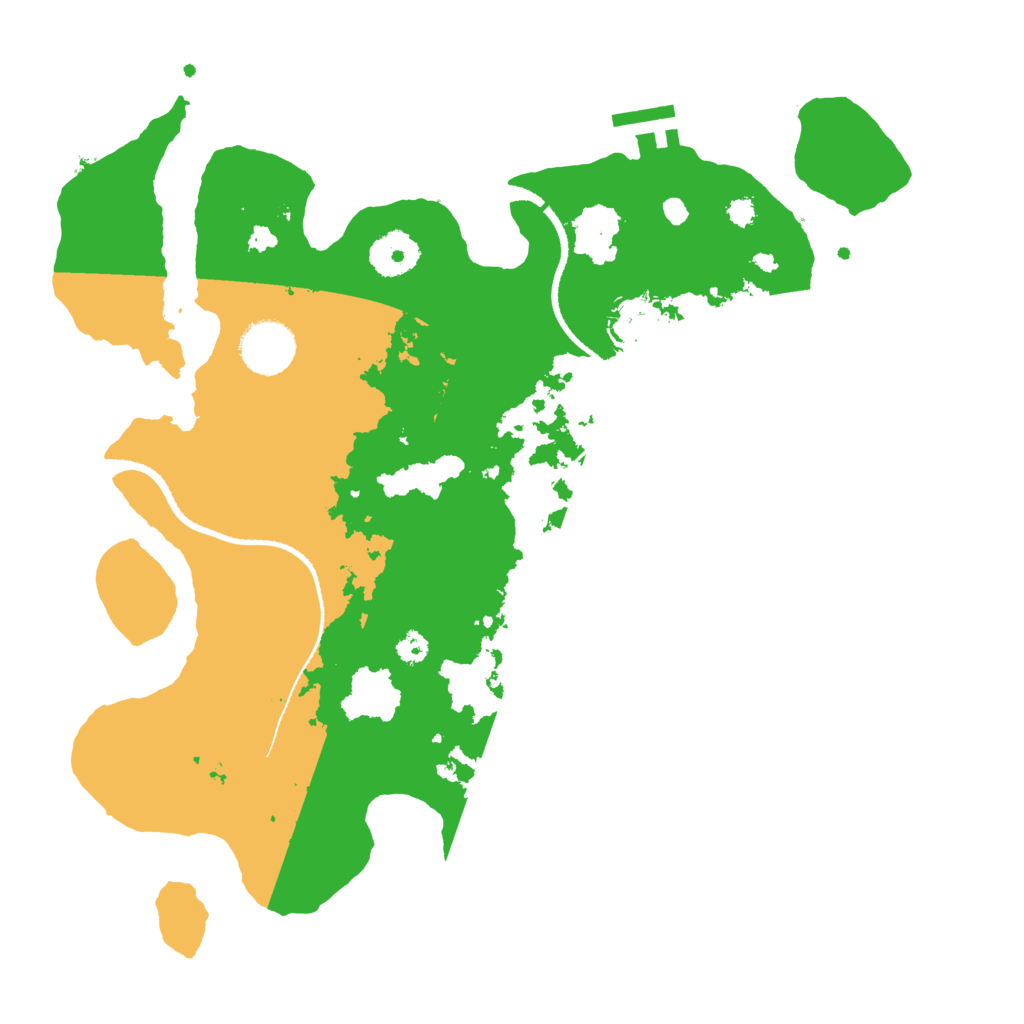 Biome Rust Map: Procedural Map, Size: 3300, Seed: 194368738