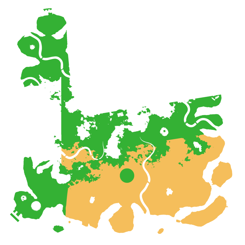 Biome Rust Map: Procedural Map, Size: 4500, Seed: 499666987