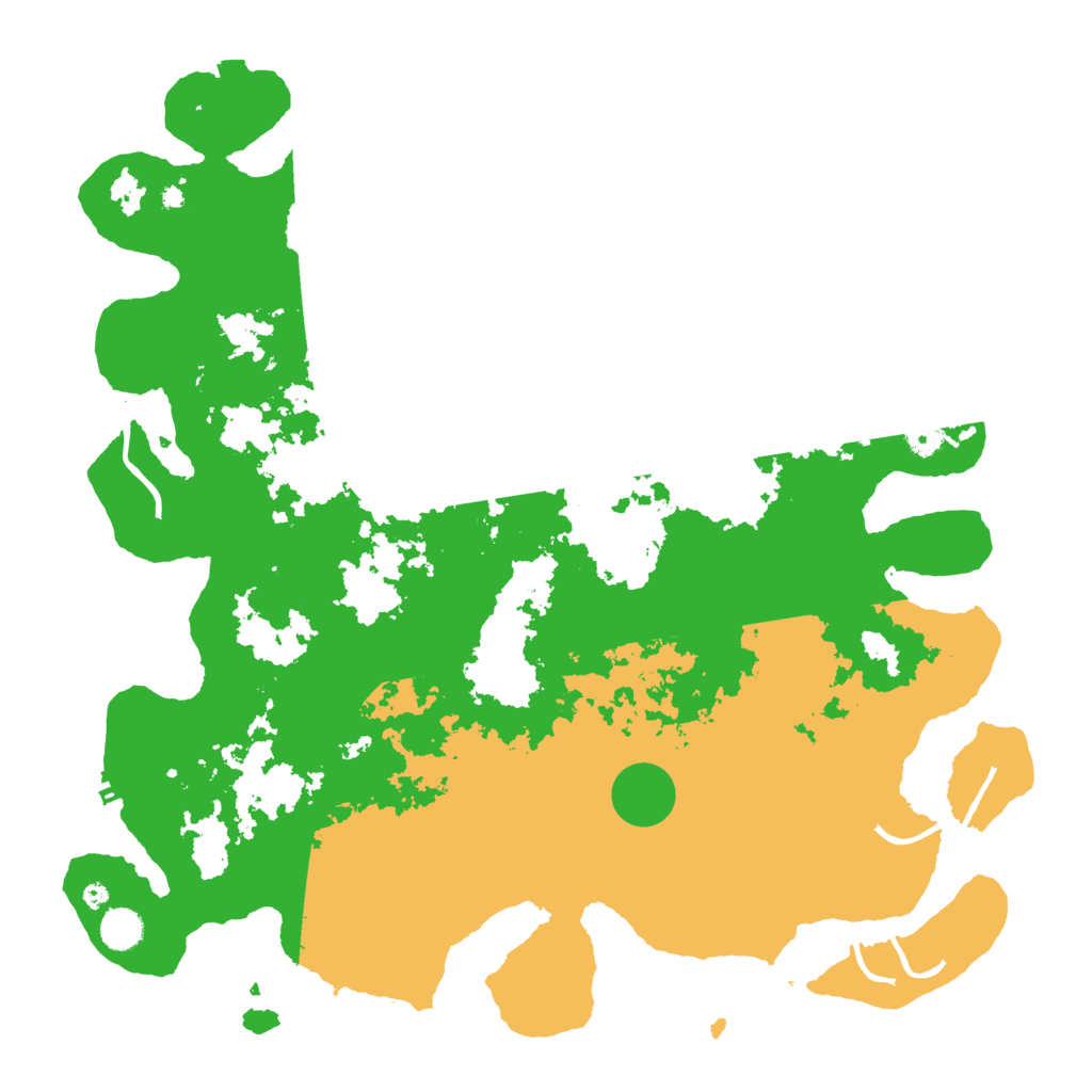 Biome Rust Map: Procedural Map, Size: 4500, Seed: 499666987