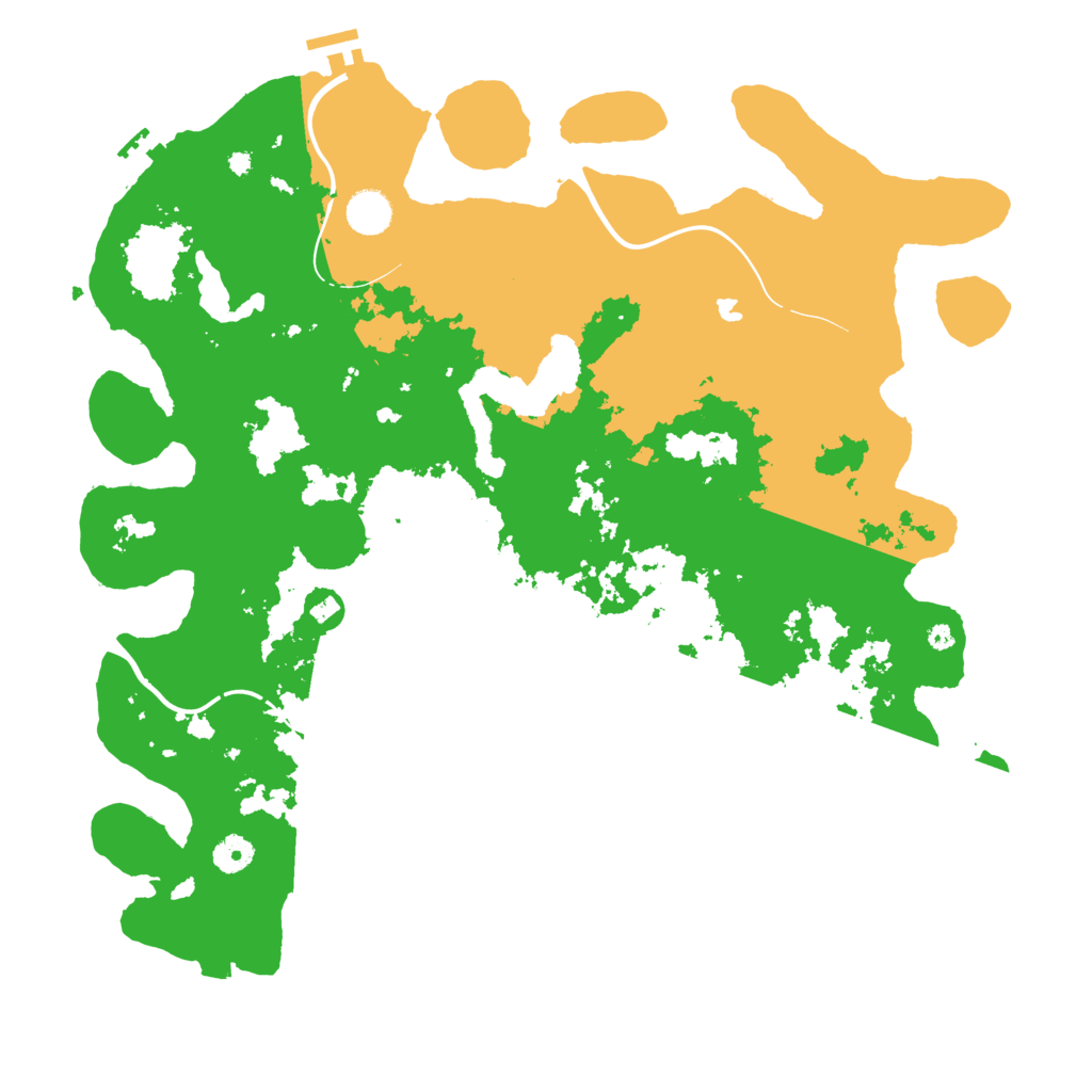Biome Rust Map: Procedural Map, Size: 4250, Seed: 582828291