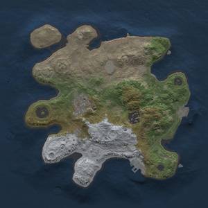 Thumbnail Rust Map: Procedural Map, Size: 2500, Seed: 227924530, 9 Monuments