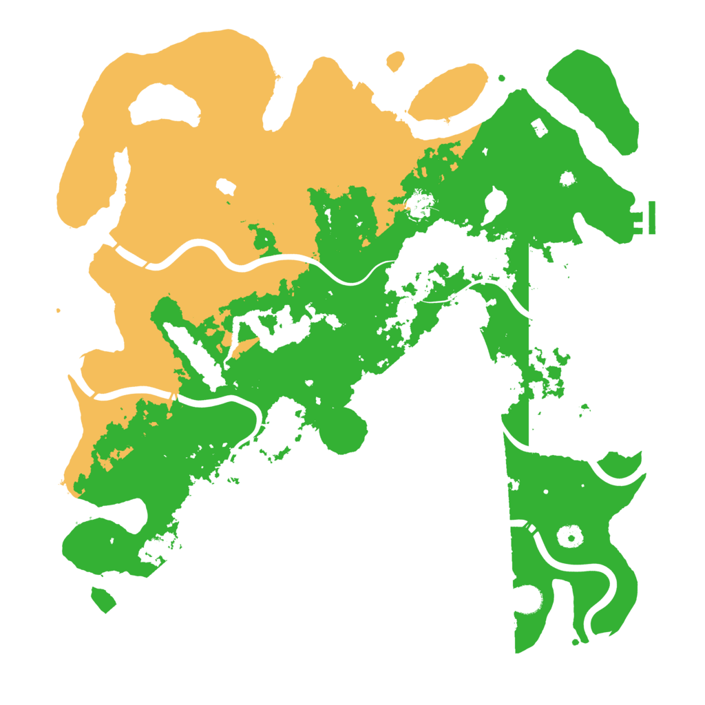 Biome Rust Map: Procedural Map, Size: 4300, Seed: 1595739028