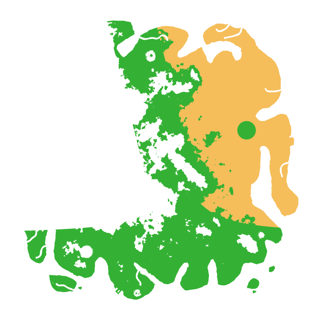 Biome Rust Map: Procedural Map, Size: 4500, Seed: 268654273