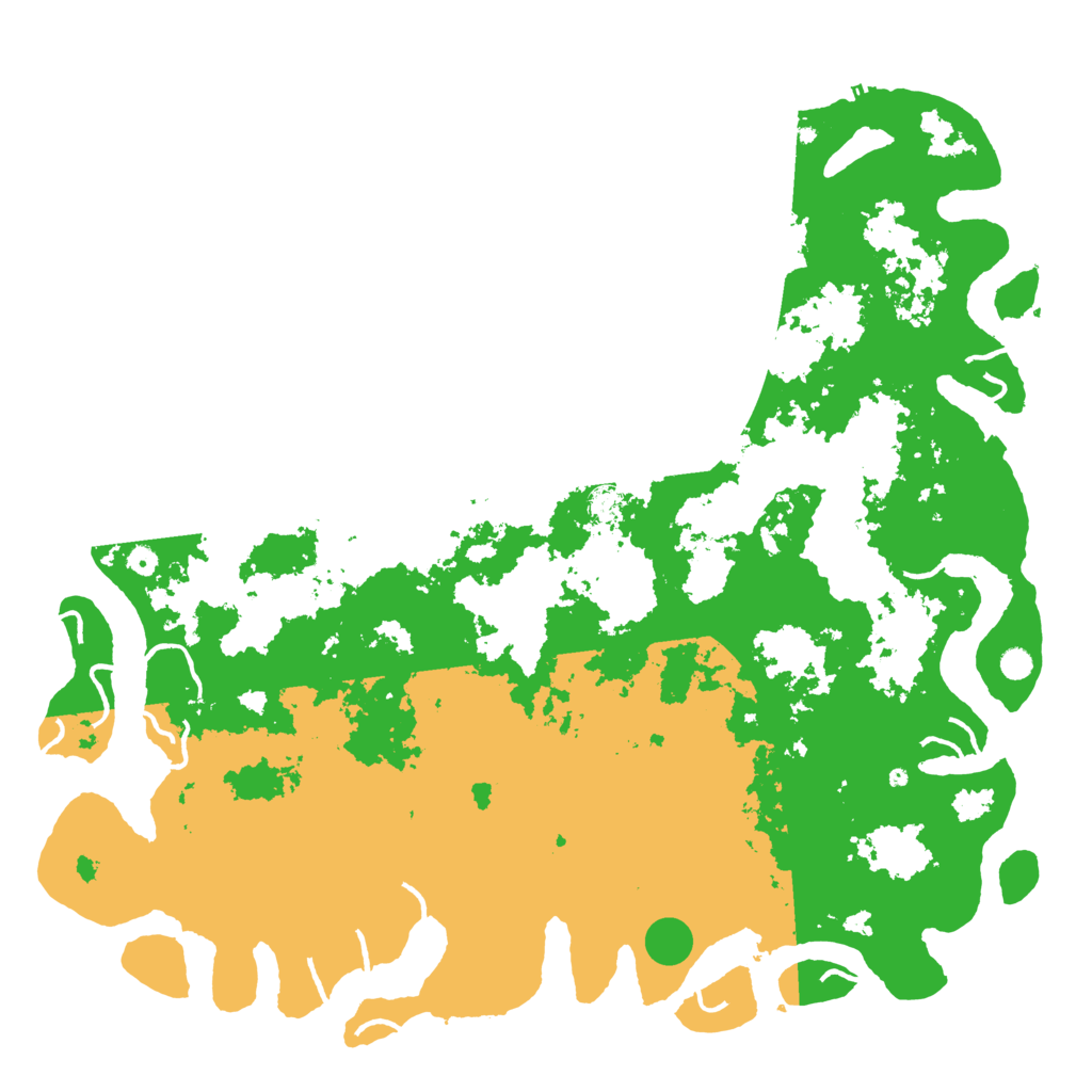 Biome Rust Map: Procedural Map, Size: 6000, Seed: 4649